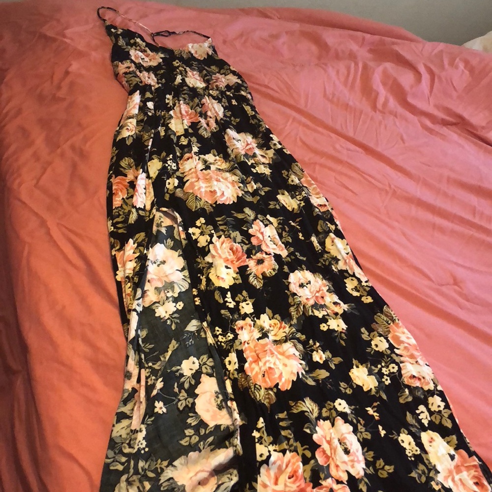 Floral maxi dress
